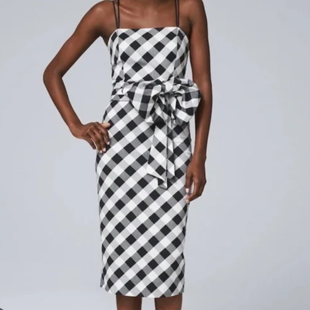 WHBM Checkered Dress